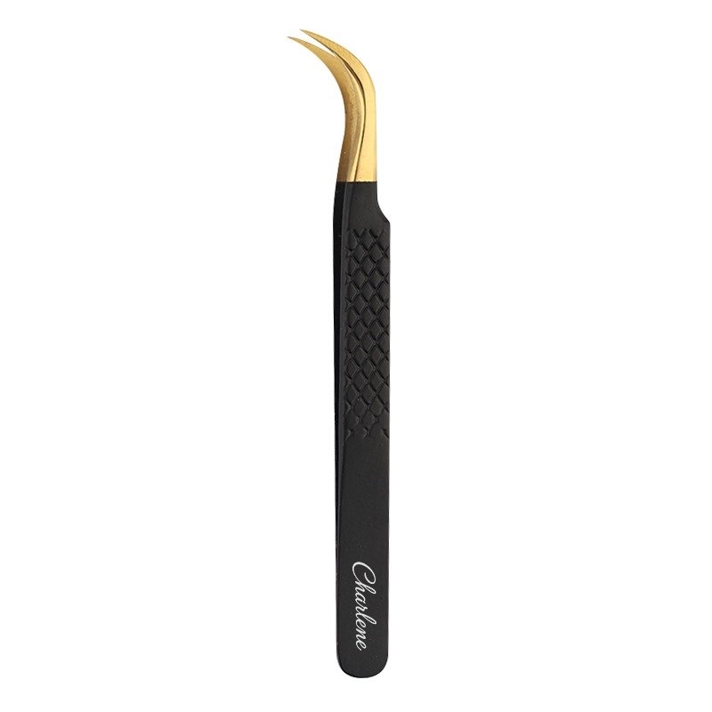 Butterfly curved volume eyelash extension tweezers